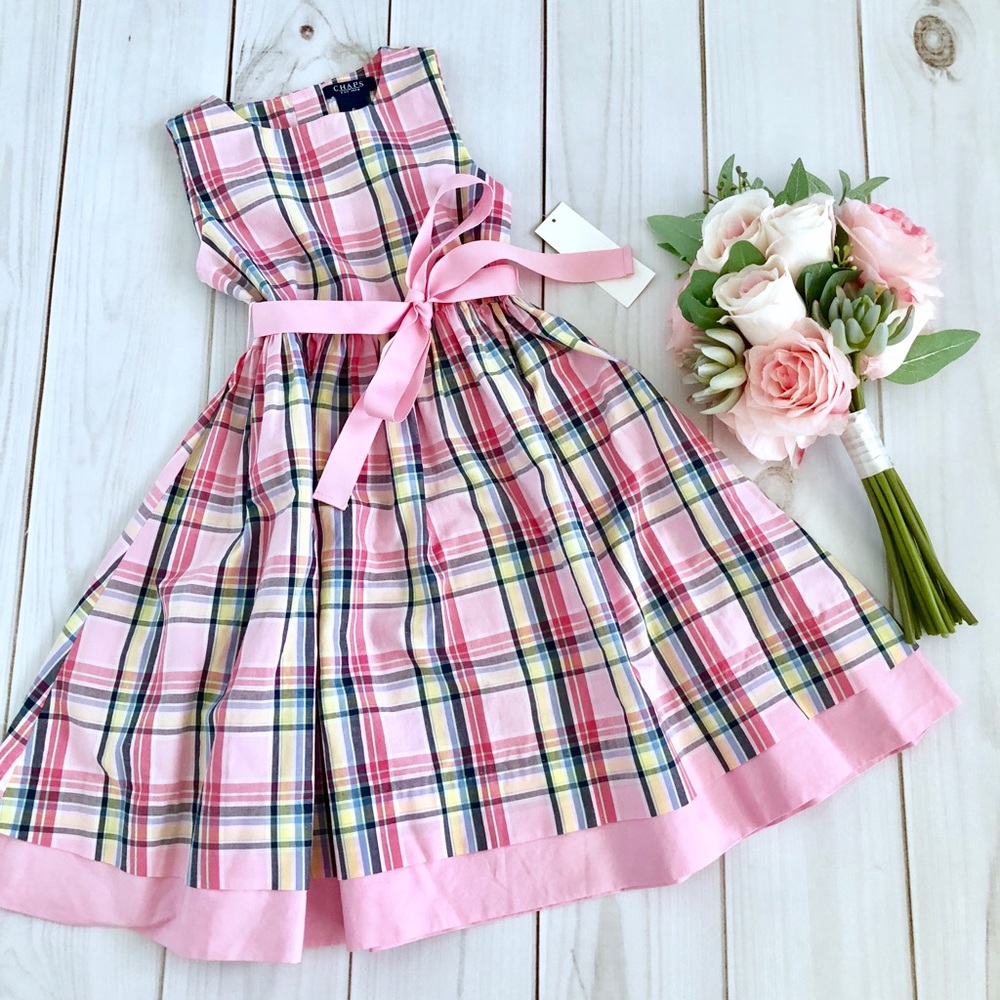 New Girl Chaps Plaid Dress
